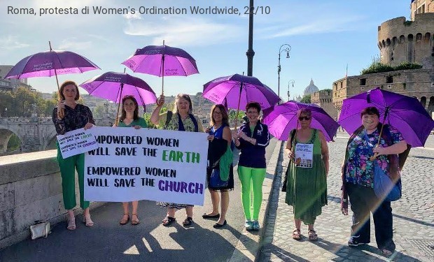 Sinodo e donne/6. Women's Ordination Worldwide:  donne trattate come una categoria a parte